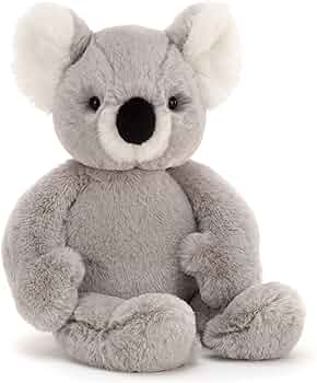 Amazon.co.jp: Jellycat Benji Koala ぬいぐるみ Mサイズ 13インチ