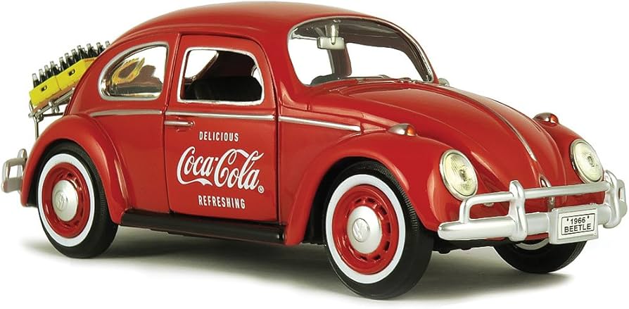 Amazon | Coca Cola(コカ・コーラ)シリーズ VW ビートル レッド 1966