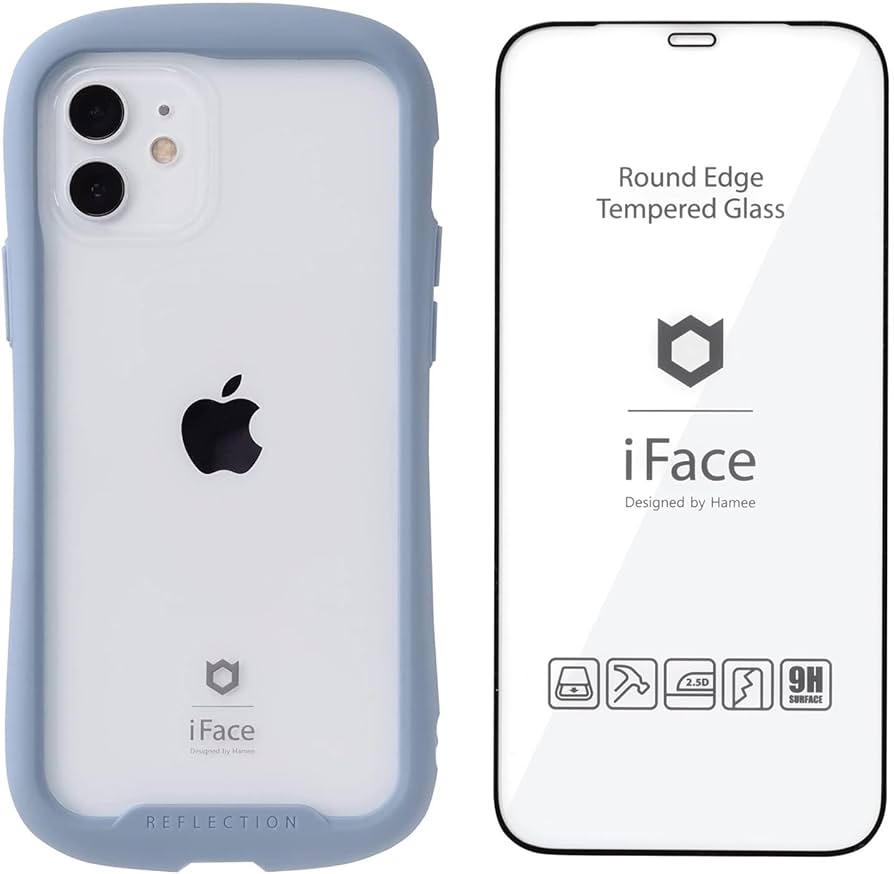 Amazon.co.jp: iFace Reflection iPhone 12 Pro 用 ケース 強化ガラス