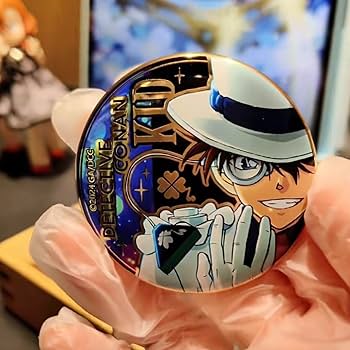 Amazon | 缶バッジ 75mm 怪盗キッド 黒羽 快斗 名探偵コナン