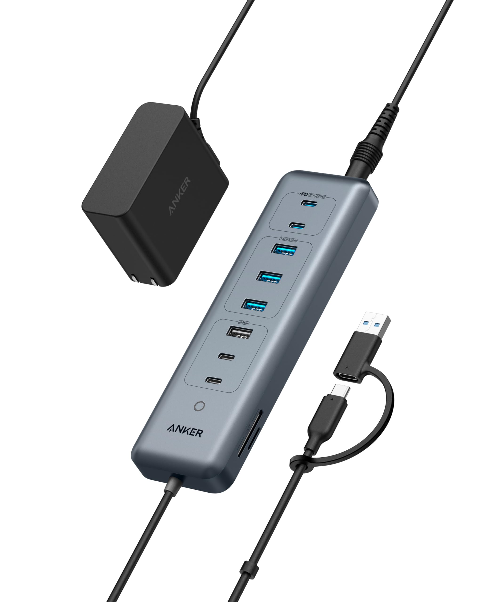 Amazon.com: Anker 11-in-1 10Gbps Data USB-C Hub, Splitter with 4