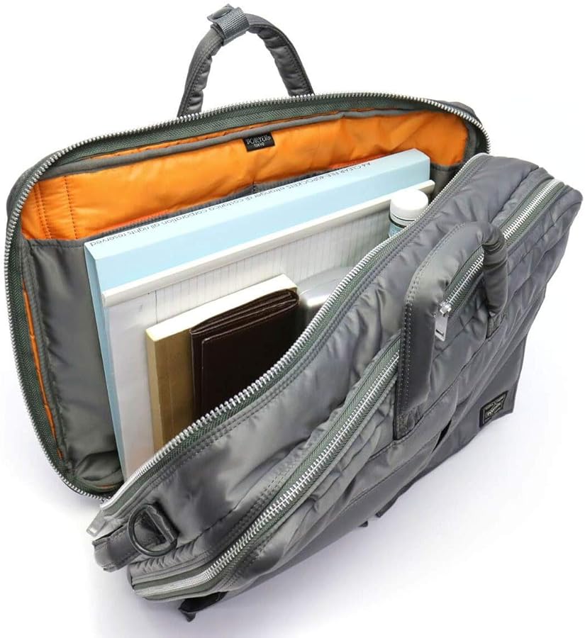 人気モデル！PORTER TANKER 3way ブリーフケース シルバーグレー
