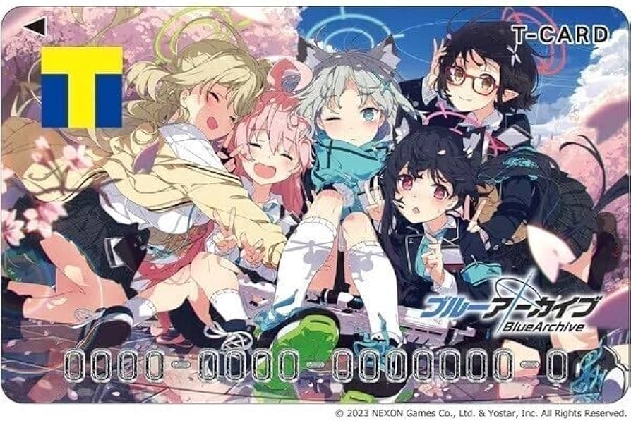 Amazon.co.jp: ブルーアーカイブ ブルアカ Tカード Vポイントカード 未