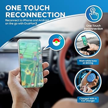 Amazon.co.jp: megacom DuoMon3 PRO 2025ver. 自動再接続機能 1P/2P