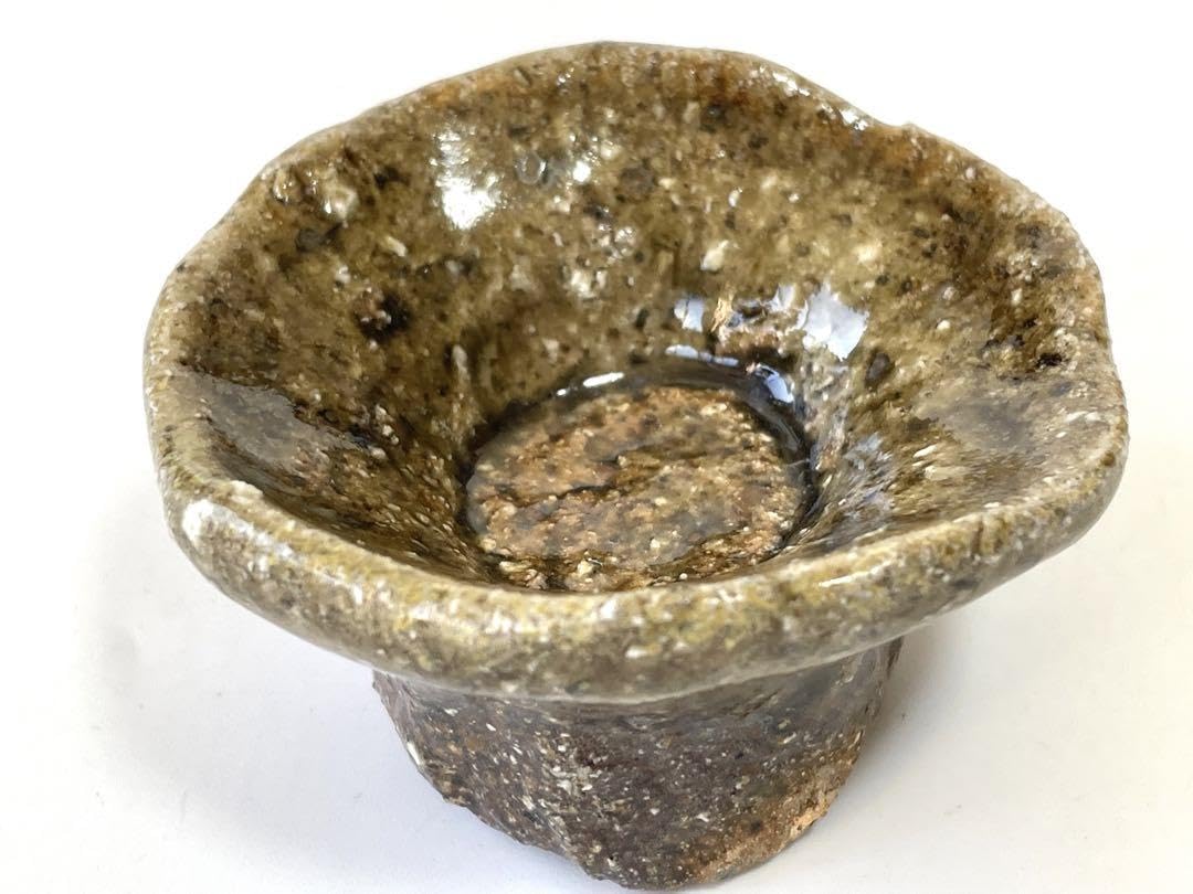 Amazon.co.jp: 陶芸家 作家物 國吉清尚 焼締 ぐい呑 酒器 酒盃 伝説の