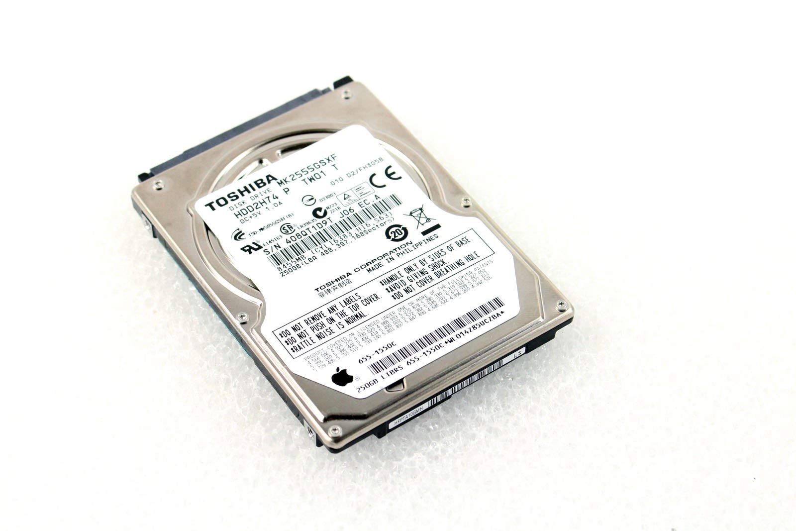 Amazon.com: TOSHIBA 250GB 5400 RPM Hard Drive (Renewed) : Electronics
