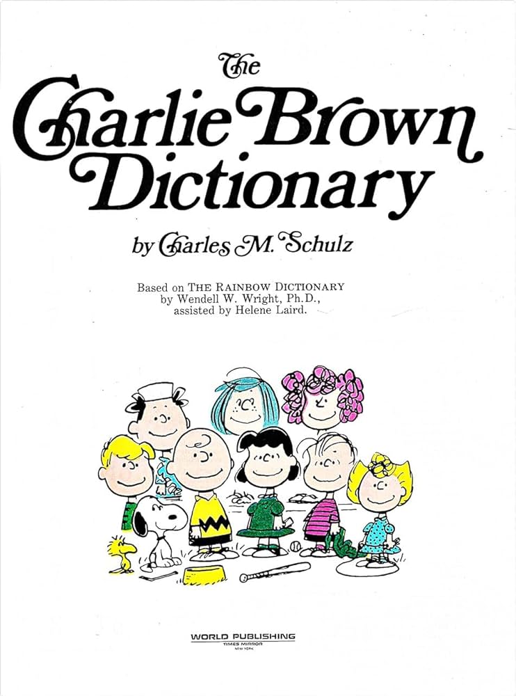 チャーリーブラウンディクショナリー CharlieBrownDictionary The