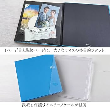 Amazon.co.jp: 大容量 6面ポケットアルバム ナカバヤシ セラピーカラー