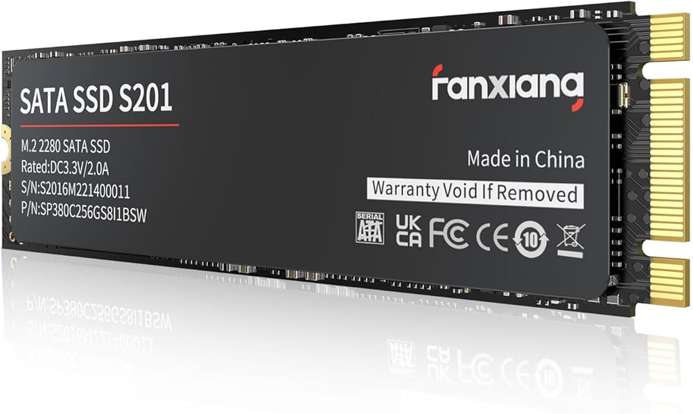 Amazon | fanxiang S201 【M.2 SATA SSD】 2280 3D NAND TLC採用