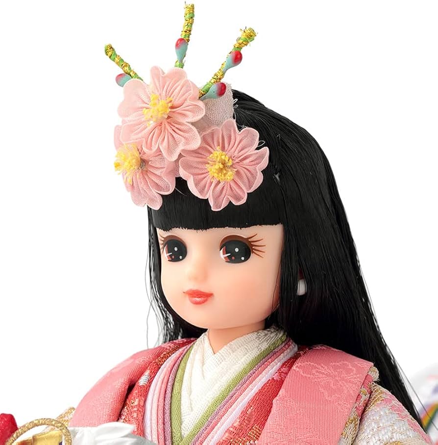 Amazon | 雛人形 リカちゃん 久月 ひな人形 ケース飾り 親王飾り