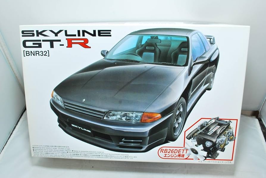 Amazon.co.jp: アオシマ 1/24 スカイラインGT-R BNR32/R32 RB26DETT