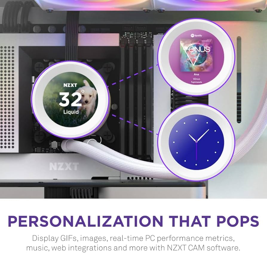 NZXT Kraken Elite RGB 360 - RL-KR36E-W1-360mm AIO CPU Liquid