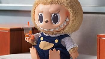 Amazon.co.jp: POP MART LABUBU TIME TO CHILL ぬいぐるみ : おもちゃ