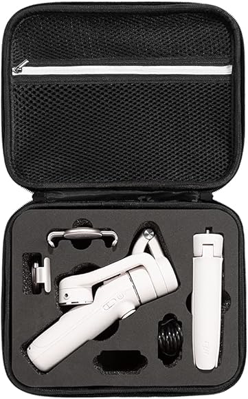 DJI OM 5 ホワイト スタビライザー 磁気マウント、ハードケースつき