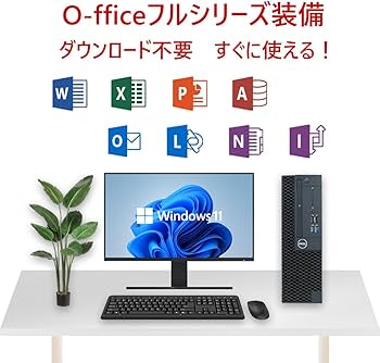 Amazon.co.jp: 【整備済み品】デル デスクトップパソコン第八世代 Core