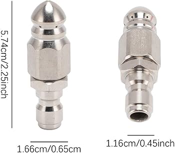 Amazon | 管洗浄 ロータリー逆噴射ノズル ステンレス 1/4インチ