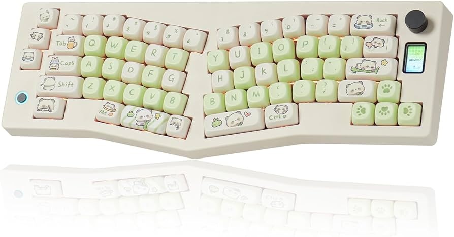 Amazon.com: CIDOO ABM066 Alice Keyboard Hot Swappable Mechanical