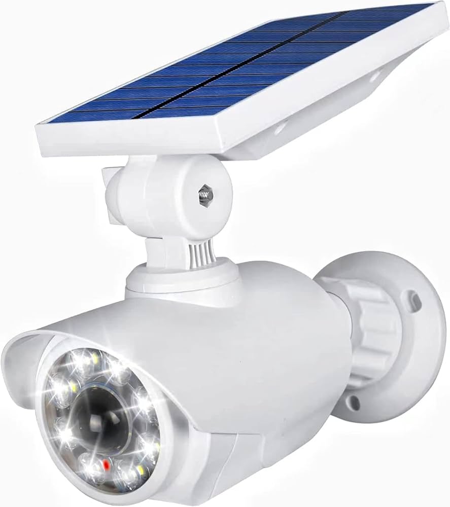 ZZ Payment ソーラー防犯カメラ ホワイト 1107-012 ZZ Payment