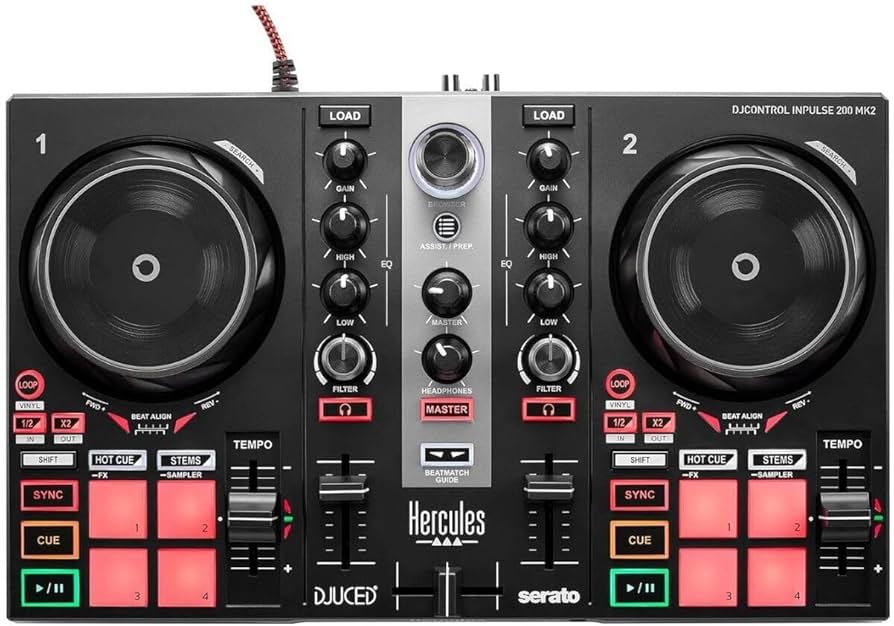 Amazon.com: Hercules DJLearning Kit MK II including the DJ Inpulse