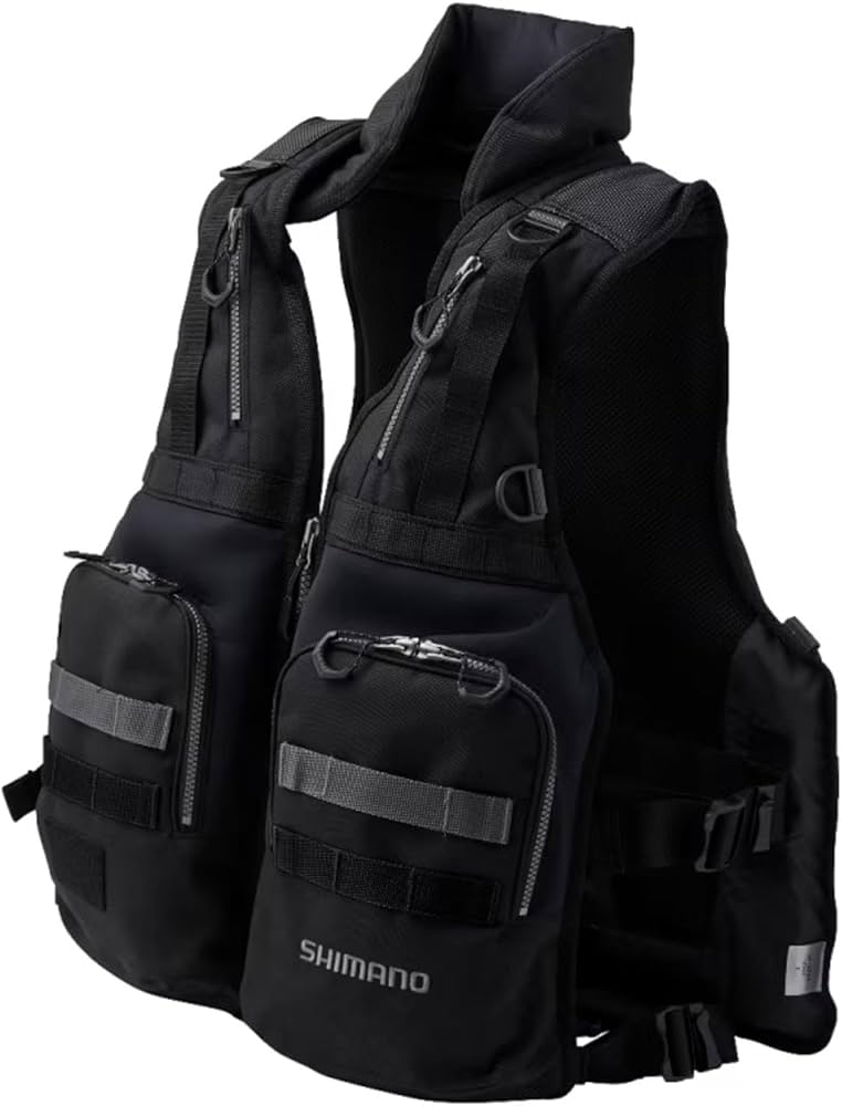 Amazon | シマノ(SHIMANO) ロックショアタフベスト VF-229X ブラック