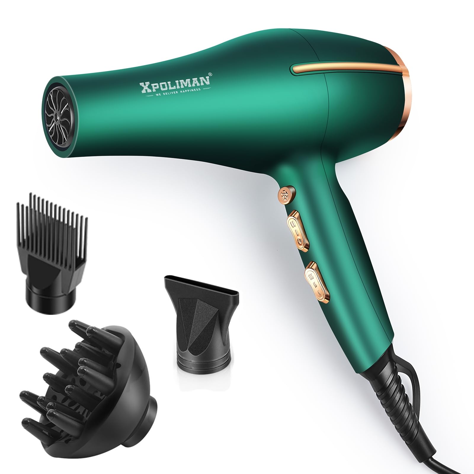 Amazon.com: Pro Ionic Salon Hair Dryer,Xpoliman Blow Dryer