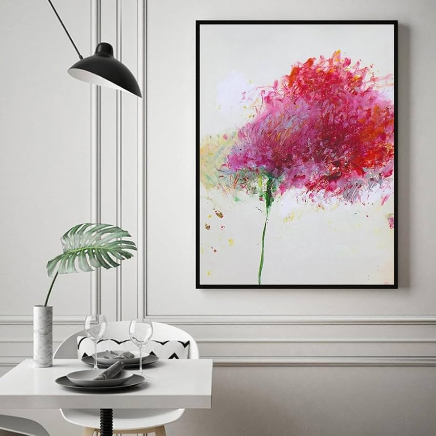 Amazon.co.jp: Cy Twombly フラワー ポスター アブストラクト