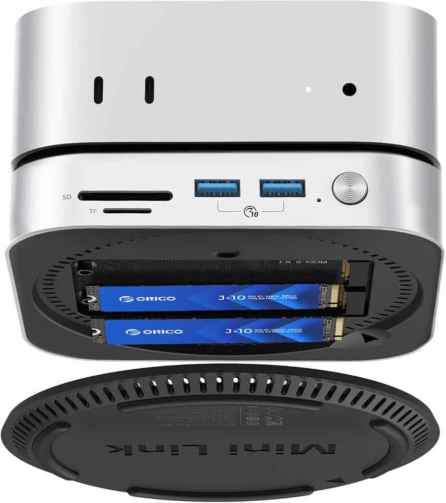 Amazon | ORICO MiniLink Mac mini M4対応ドッキングステーション USB4