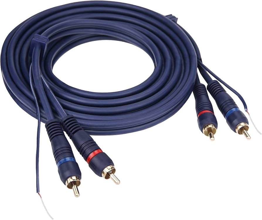 Amazon | UIInosoo RCAケーブル アース線付き 10フィート ターン