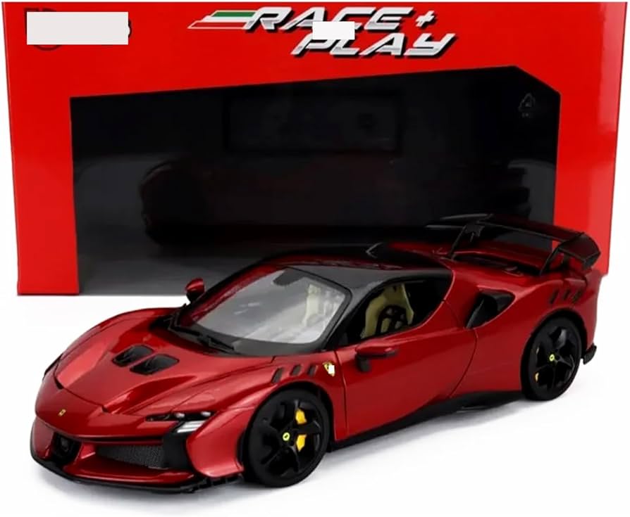 Amazon.com: HTLNUZD New 2024 1/18 SF90 XX Stradale Alloy Racing