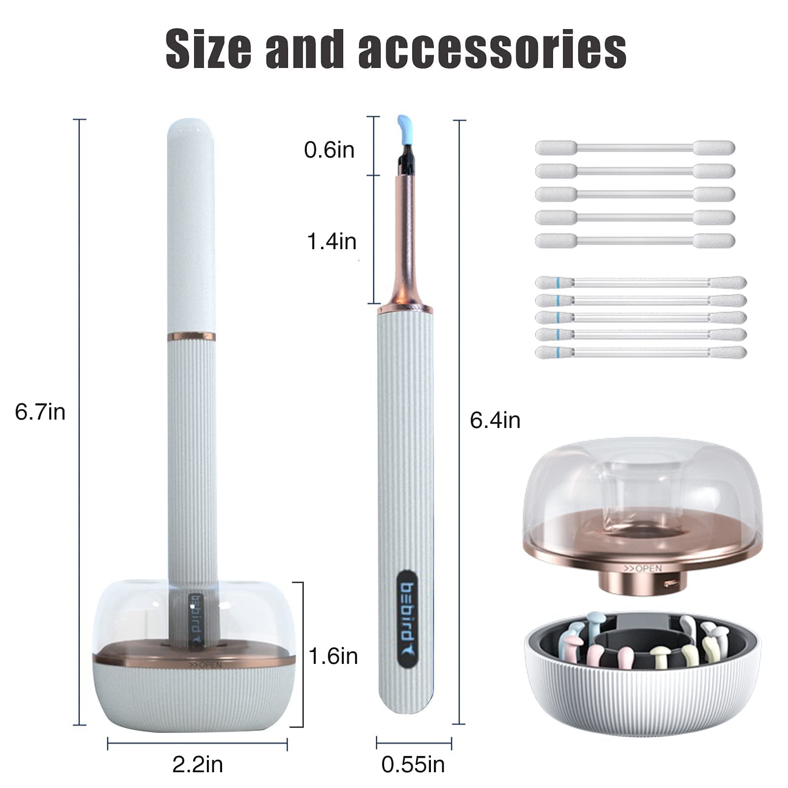 Amazon.co.jp: BEBIRD Note3 Pro Max 耳かき カメラ メカニカルアーム