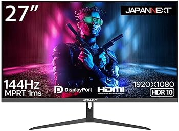 Amazon.co.jp: JAPANNEXT 27インチ ゲーミングモニター 144Hz 1ms フル