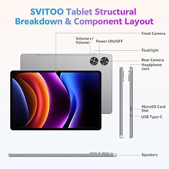 Amazon.com : SVITOO Tablet 11 inch, Android 15 Tablet with Octa