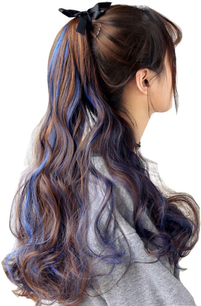 Amazon.co.jp: ポニーテール ウィッグ グラデーションカラー エクステ