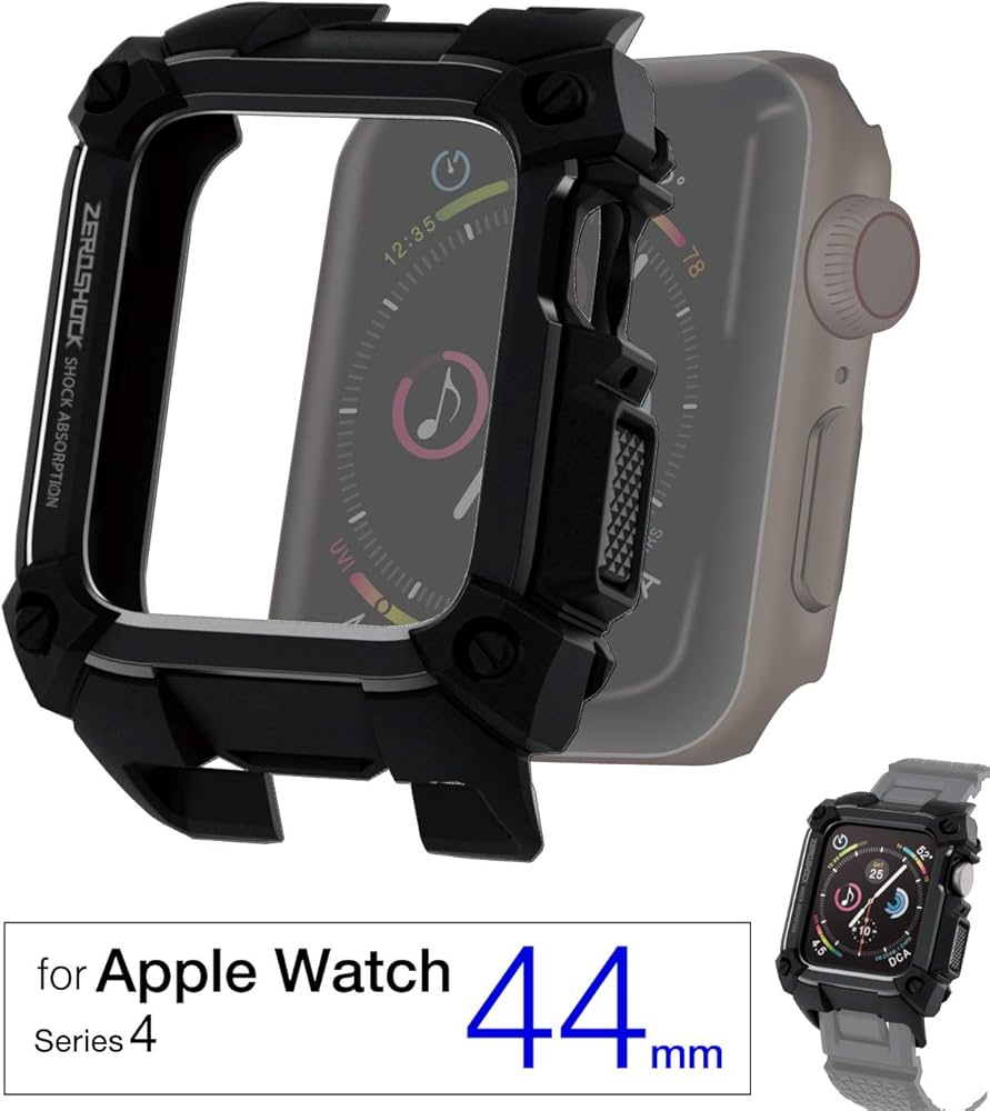 Amazon.co.jp: エレコム Apple Watch ZEROSHOCKケース 【 SE Series 6