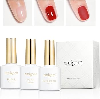 Amazon | emigoro ジェルネイル トップコート ベースコート マット