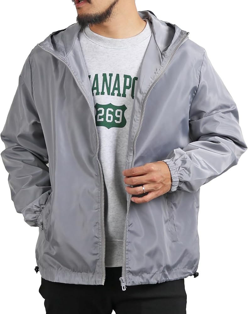 Amazon | [Neutraldesign] ウインドブレーカー メンズ 撥水 マウンテン