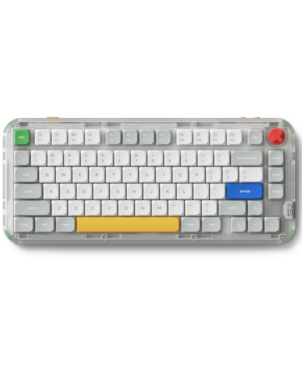 Amazon.com: nuphy Kick75 Wireless Mechanical Keyboard with Knob,75