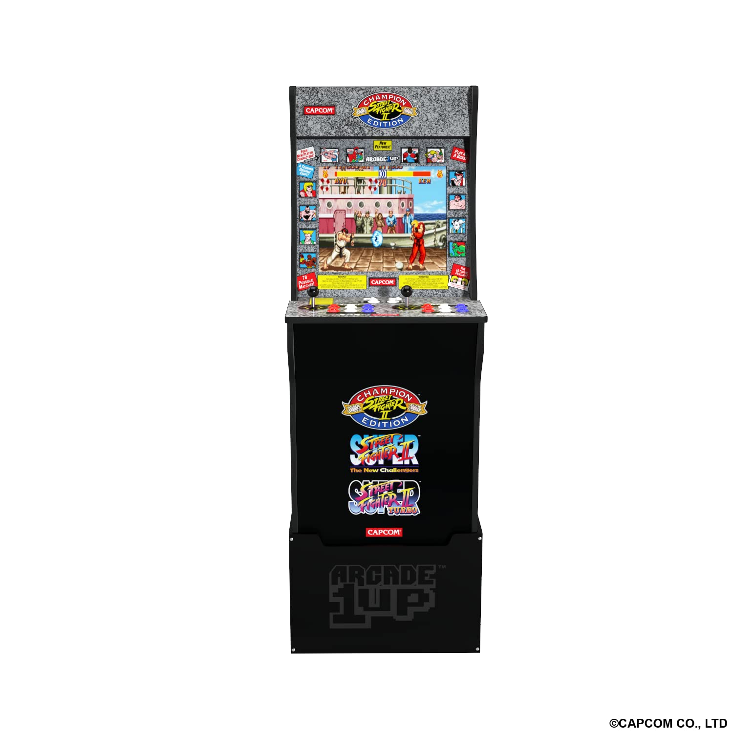 Amazon.co.jp: ARCADE1UP ストリートファイター2 - クラシック 3イン1