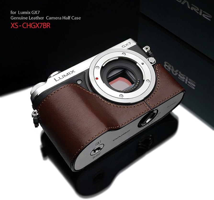 Amazon.co.jp: GARIZ Panasonic LUMIX GX7用 本革カメラケース XS