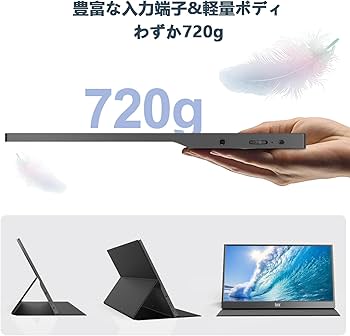 Amazon.co.jp: モバイルモニター IVV モバイルディスプレイ タッチ機能