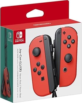 Amazon.com: Nintendo Joy-Con (L/R) - Neon Red