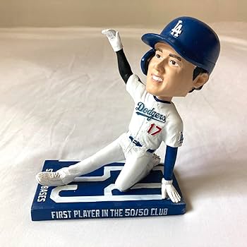 Amazon.co.jp: 大谷翔平 50/50記念 バブルヘッド フィギュア, 50盗塁