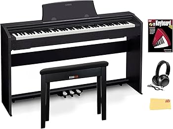 Amazon.com: Casio PX-770 Privia Digital Piano - Black Bundle with