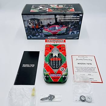 Amazon.co.jp: オートアート AUTOart 1/18 MAZDA マツダ 787B #55 ル