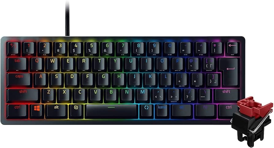 Amazon.co.jp: Razer Huntsman Mini JP 小型 ゲーミングキーボード