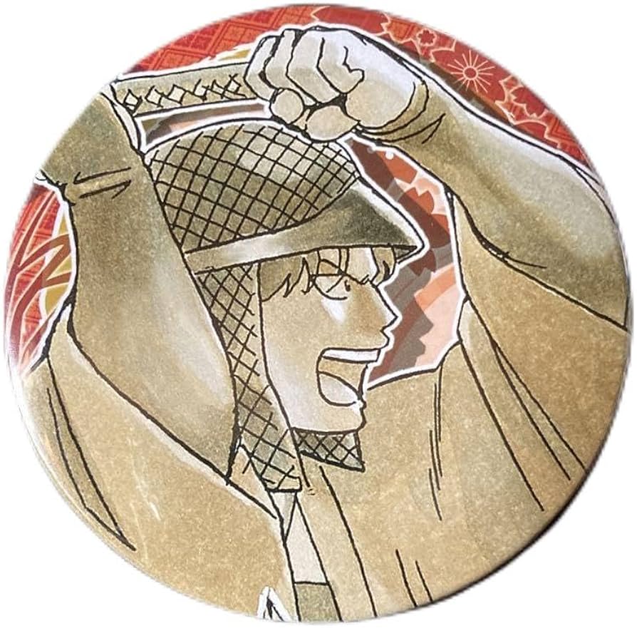 Amazon.co.jp: 坂本辰馬(攘夷戦争) 銀魂 コレクション缶バッジ～WJ50