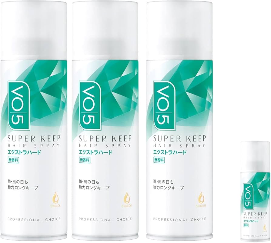 Amazon | VO5 スーパーキープ ヘアスプレー [エクストラハード] 無香料