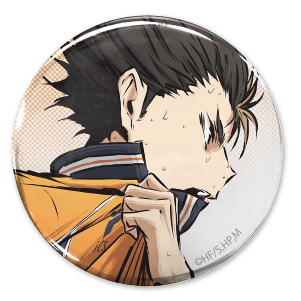 Amazon.co.jp: 【公式】コスパ ハイキュー!! 西谷夕 65mm缶バッジ 勝利