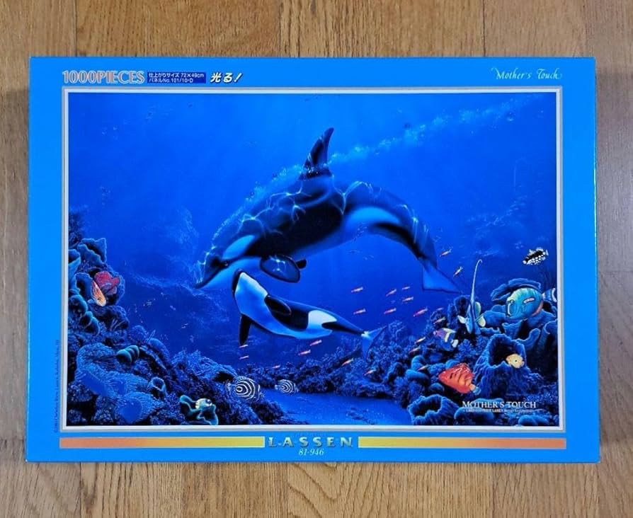 Amazon.co.jp: ジグソーパズル ラッセン 1000ピース オルカ シャチ