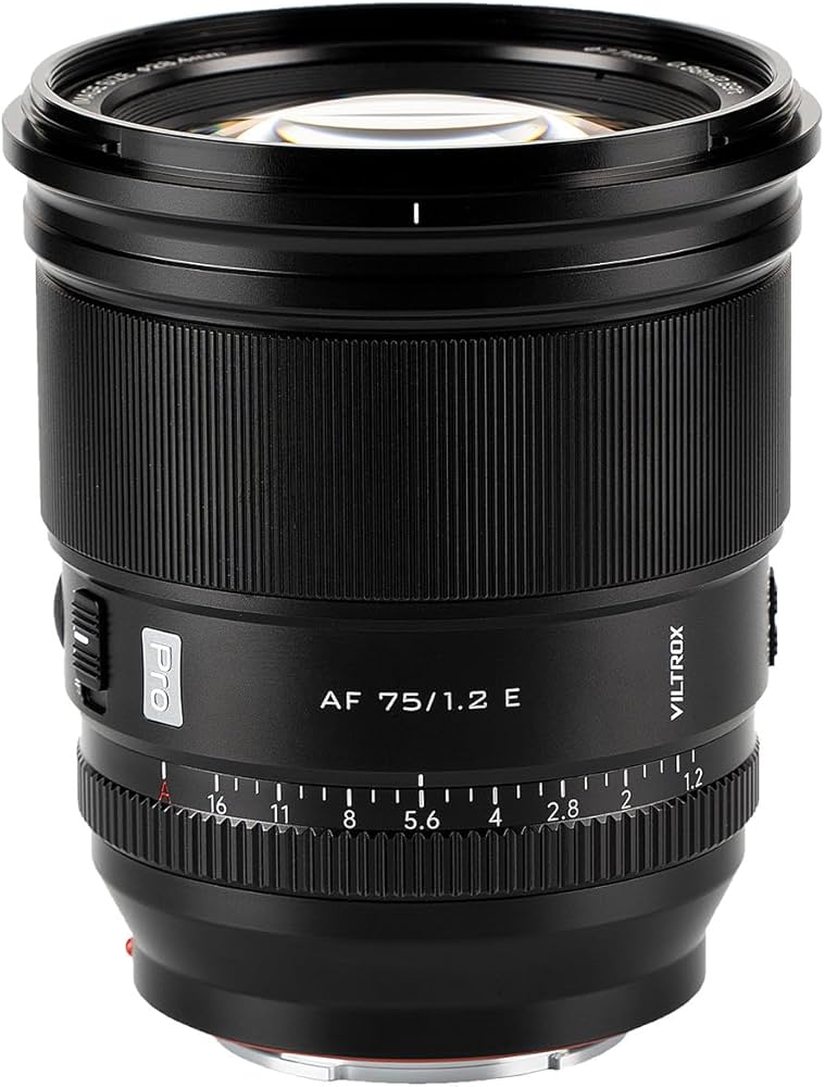 Amazon.co.jp: VILTROX AF 75mm F1.2 E Single Focus Medium Telephoto